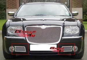 Se adapta a la rejilla de malla de acero inoxidable parachoques Chrysler 300C inserto 05-10 - Imagen 1 de 2