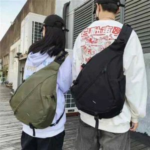 Zaino a tracolla uomo donna tattico grande borsa a tracolla petto marsupio tracolla - Foto 1 di 16