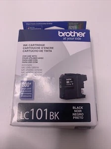 Brother LC101BK Standard Yield Black Ink Replacement Cartridge - Picture 1 of 4
