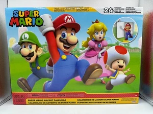 Advent Calendar Super Mario 24 Days of Surprises 8 Figures 16 Accessories New - Photo 1/2