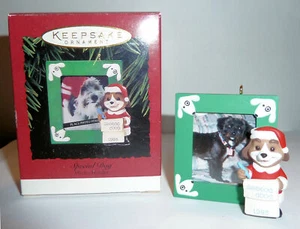 Hallmark Keepsake Special Dog 1995 Photo Holder Christmas Ornament - Picture 1 of 2