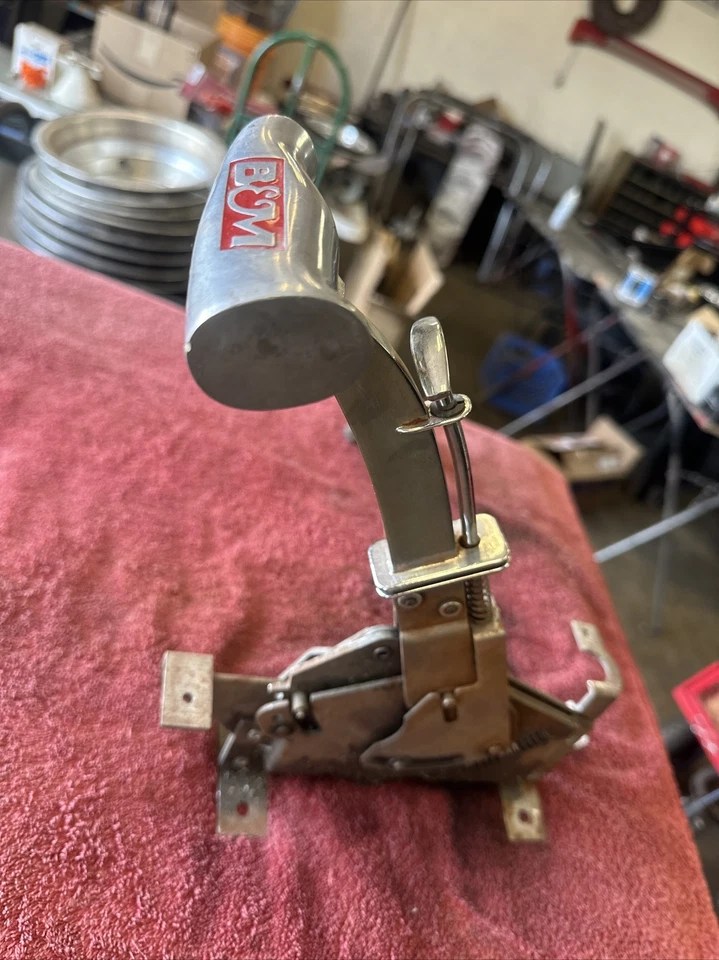 B&M RATCHET SHIFTER + T-HANDLE VINTAGE RACING MUSCLE CAR HOT ROD rat ratchet - Image 1 of 4