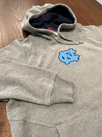 North Carolina Tar Heels Lacrosse hoodie size Medium UNC Nike Teamwear Cover