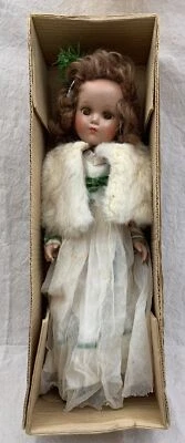 Vintage 1940s R&B Arranbee Nancy Lee 17" Composition Doll in Original Box #2872 - Image 1 of 4