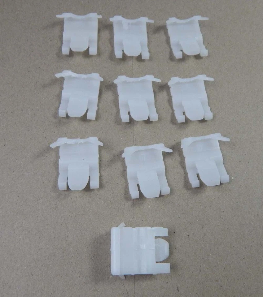 10x Door Belt Molding Retainer Clip For 1992-1996 Toyota Corolla AE100 Corona - Image 1 of 1