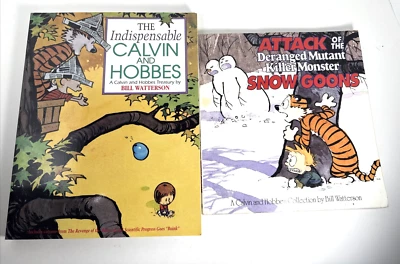 2 Calvin and Hobbes Books Indispensable and Attack of the Snow Goons - Image 1 of 4