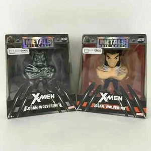 2 Metals Die Cast Figures Logan Wolverine & Silver Variant Exclusive M239 M241 - Picture 1 of 7