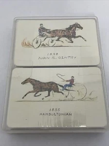 Sealed Double Deck Harness Racing Playing Cards Horses Hong Kong Gentry Hambleto - Picture 1 of 2