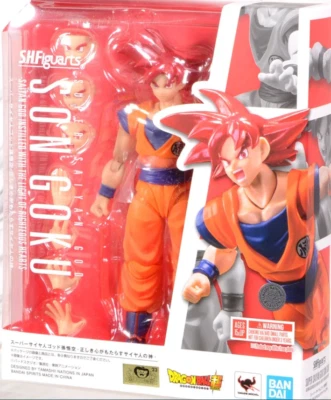S.H.Figuarts Super Saiyajin God Son Goku TadashikiKokorogaMotarasuSaiyajinnoKamI - Imagem 1 de 4
