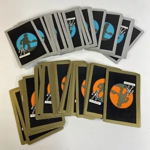 Vintage The Iron Fireman Kongress Qualität Spielkarten 2 Decks 1940er Jahre - Bild 1 von 5