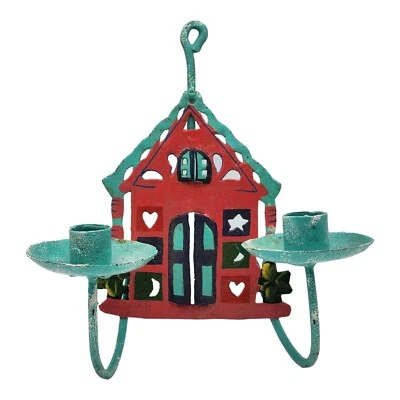 Candelabro candelabro haitiano de metal para casa escolar arte de pared casa Foto 1 de 4