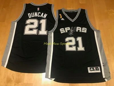 TIM DUNCAN San Antonio SPURS Adidas 2005 NBA FINALS Swingman Throwback Jersey - Image 1 of 4