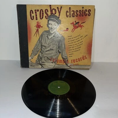 CROSBY CLASSICS 78RPM 5 Record Set in Binder M-555 Columbia Green Label Vinyls - Image 1 of 2