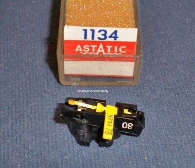 PHONOGRAPH CARTRIDGE NEEDLE ASTATIC 1134 1134d for Emerson Admiral Tetrad - Image 1 of 4