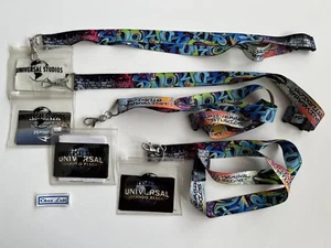 Lot of 4 Lanyards / Lanyards - Universal Studios Orlando - 2019 - With Tickets - Picture 1 of 1
