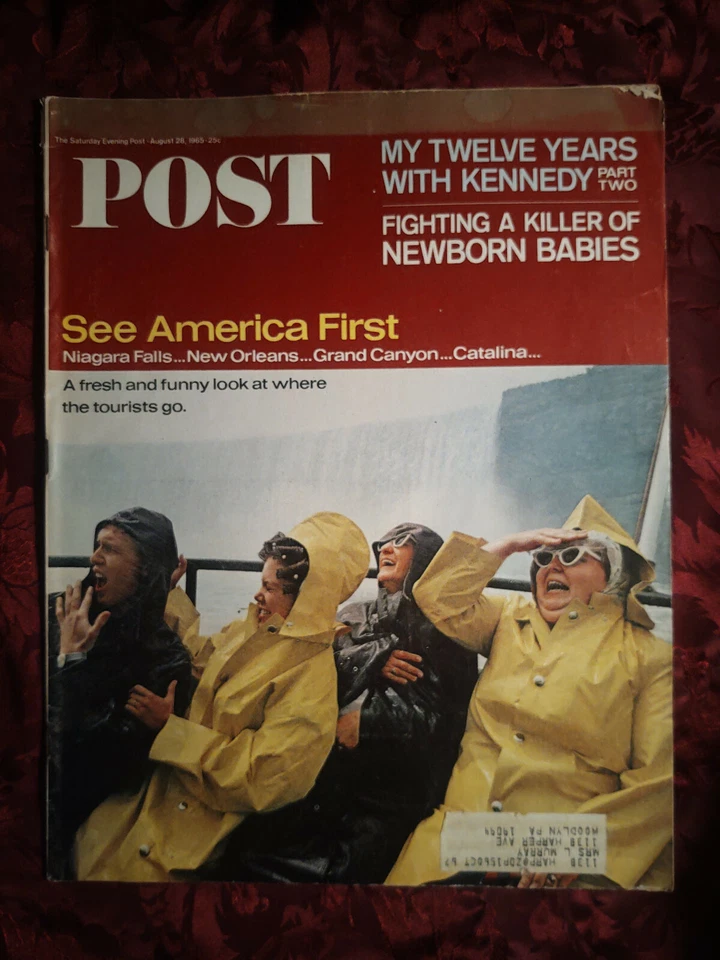 Saturday Evening POST Magazine August 28 1965 AMERICA JEAN SIMMONS  - Image 1 of 1