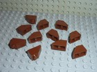 11x LEGO Star Wars OldBrown slope bricks ref 3040b Set 7184 4502 4727 4475 4480
