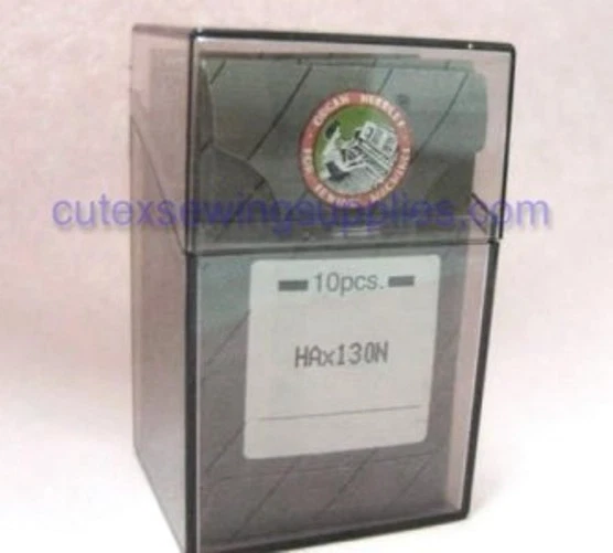 100 agujas de coser decorativas de costura superior HAX130N iguales a Schmetz 130N Foto 1 de 1