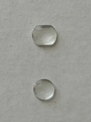 Lente burbuja de fecha de vidrio mineral lupa cíclope para esfera de reloj cuadrada o redonda Foto 1 de 4