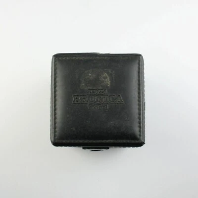 Zenza Bronica - Estuche para lentes tipo 1 - Bolso para lentes de cuero duro original Foto 1 de 4