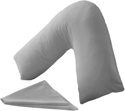 C STORES Cna Stores Orthopaedic V-Shaped Pillow Extra Cushioning Support for Head, Neck &