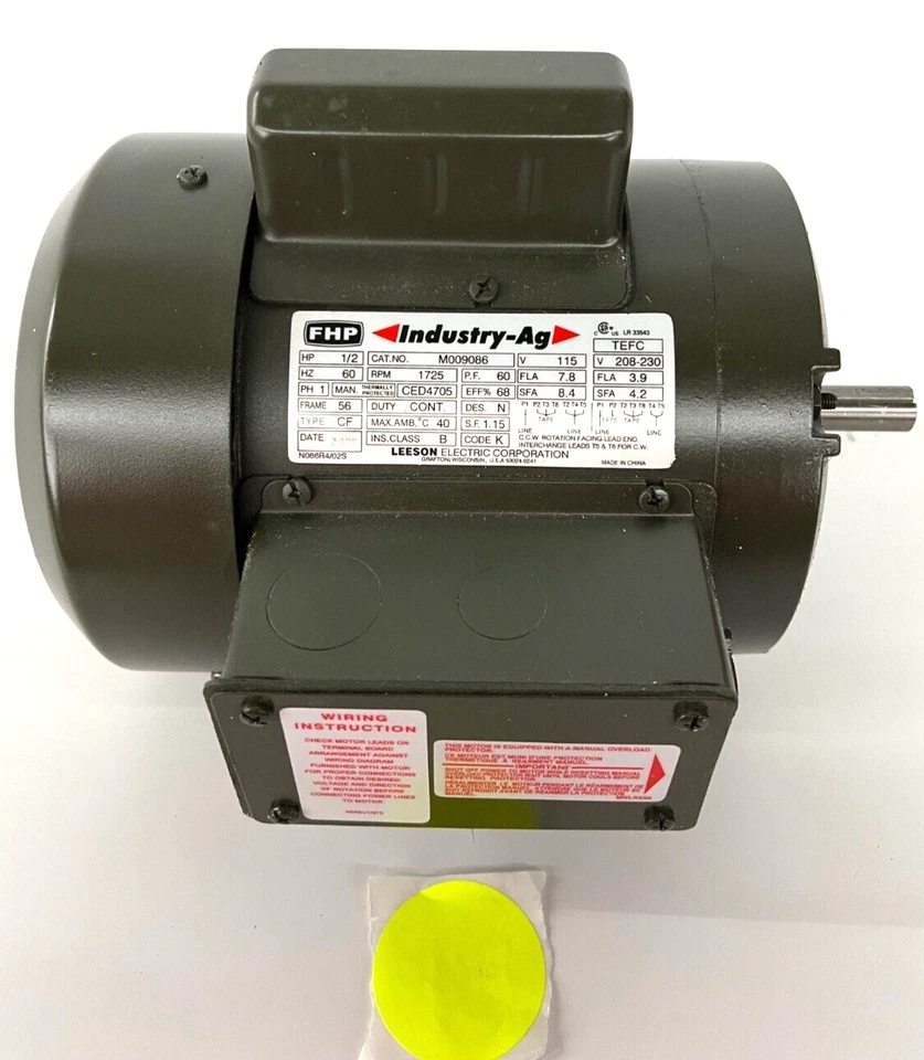 NEPTUNE B-4.0 ENCONOMY BATCH MIXER DIRECT DRIVE CLAMP MOUNT 1725 RPM 1/2 115/230 - Image 1 of 4