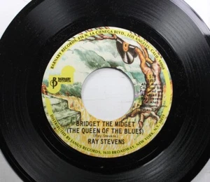 Pop Nm! 45 Ray Stevens - Bridget The Midget / Have A Little Talk With Myself On - Picture 1 of 2