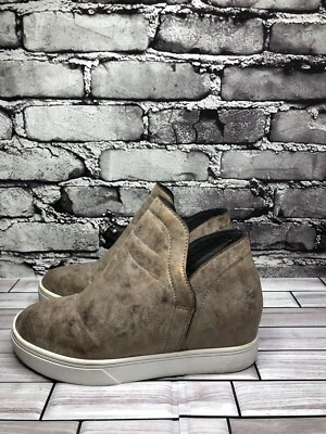 Boutique By Corky's Jersey Bronze High Top Casual Sneakers Women Sz 7M US/37.5EU Foto 1 de 4