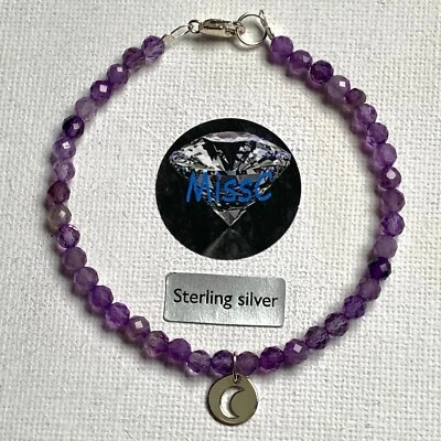 PULSERA AAA AMATISTA 'A LA LUNA' PLATA DE LEY 925 Foto 1 de 4