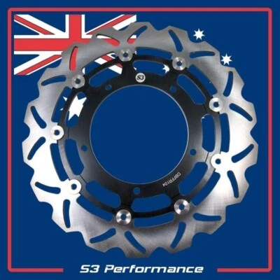 Front Brake Disc Motorcycle Yamaha YZF-R1 YZFR1 R1 2004-2006 04-06 Motorbike - image 1 of 3