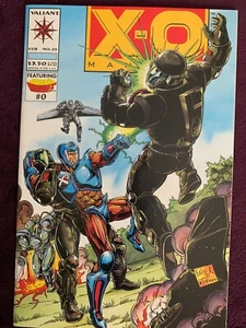 X-O  MANOWAR  VOL 1  #25,  Feb 1994.  Valiant comic book W ARMORINES #0 premier - Picture 1 of 6
