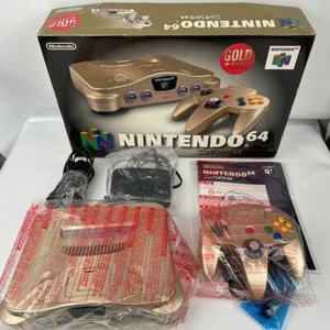 NINTENDO 64 Console Japan Gold COLLECTORS ITEM Rare excellent Rare - Afbeelding 1 van 4