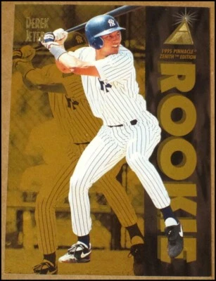 Tarjeta de béisbol 1995 Pinnacle Zenith Derek Jeter novato #134 New York Yankees radiocontrol Foto 1 de 4