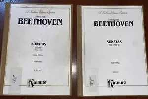 (Volume 1 & 2) Sonatas for the Piano Ludwig Van Beethoven Artur Kalmus - Picture 1 of 7