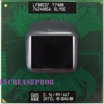Intel Core 2 Duo T7400 2.16GHz Socket M, Socket 479, Socket 478 CPU 34w 667MHz - Image 1 of 4