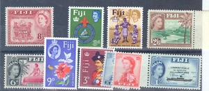 Fiji KGVI QE Mix of 10 fine MNH stamps (Cat £7.50) - Picture 1 of 1