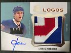 2012-13 The Cup Limited Logos ROOKIE AUTO PATCH - Chris Kreider 7/50 Rangers RC