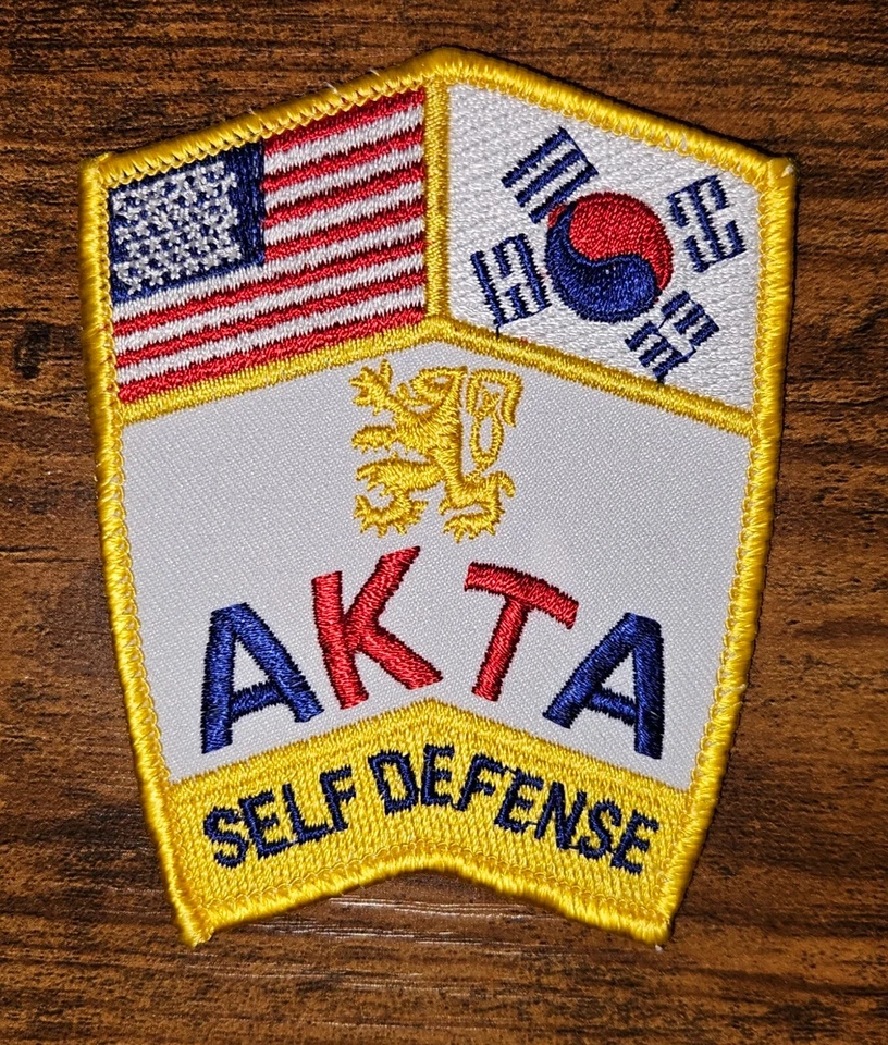 American Korean Tae-Kwan Do Association AKTA Self Defense Sport Sewn On Patch - Image 1 of 1