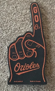 Baltimore Orioles "Go O's" schwarz/orange MLB Fan Gewinnspiel Schaumstoff Hand # 1 Finger - Bild 1 von 3