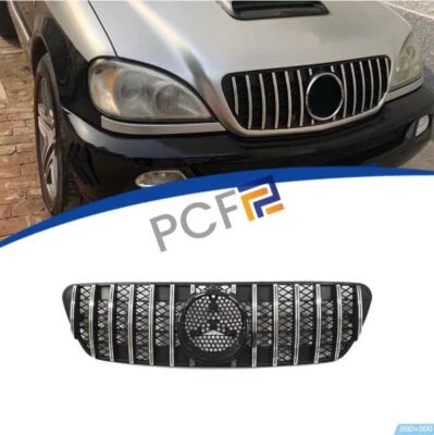 Parrilla de parachoques delantero estilo GT 1998-2004 para Mercedes-Benz Clase ML W163 Foto 1 de 4
