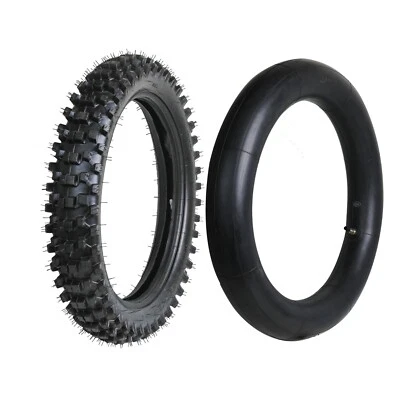 110/90-18 Tyre + Inner Tube For Honda CR250 Yamaha YZ125 Motocross Dirt Pit Bike - Image 1 of 4