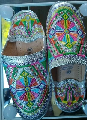 Марокканские традиционные синие серебряные берберские бабушки ручной работы для женщин размер 40 - Изображение 1 из 4