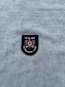 Patch/Badge ICH BIN STOLZ DEUTSCHER Eagle Small 2.5 x 2 in - Picture 1 of 1