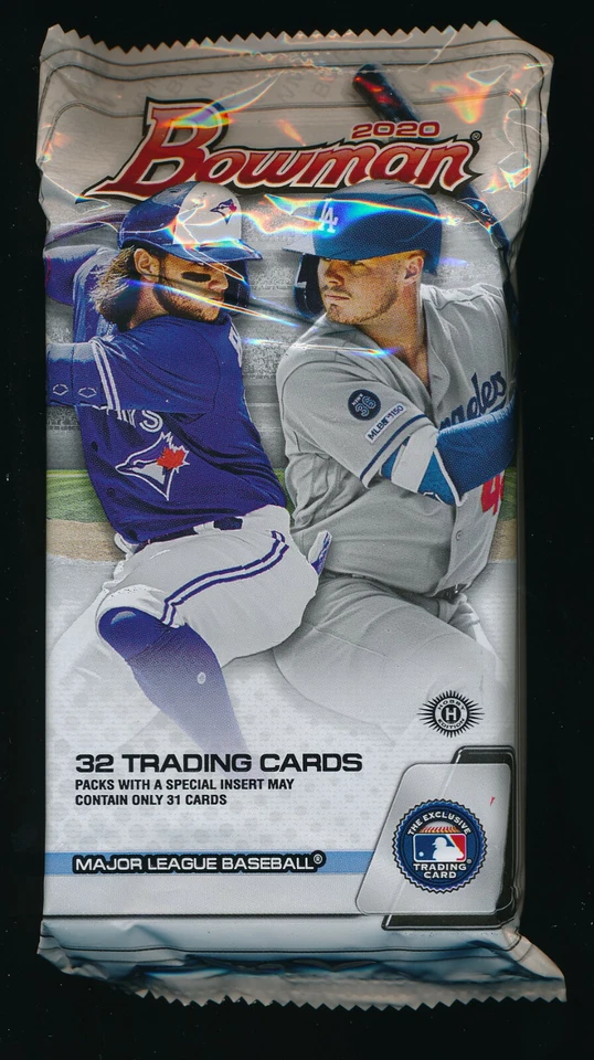 2020 BOWMAN BASEBALL JUMBO HTA HOBBY PACK (1) w/CHROME BRAND NEW FACTORY SEALED - Image 1 of 1