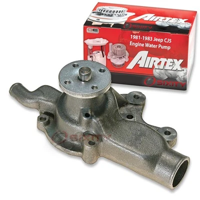 Airtex Engine Water Pump for 1981-1983 Jeep CJ5 4.2L L6 Coolant Antifreeze ez Foto 1 de 4