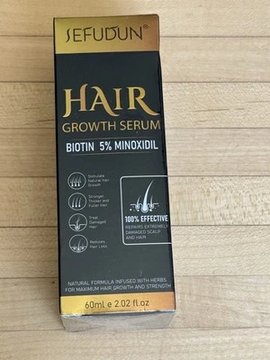 Óleo de crescimento de cabelo 5% minoxidil para homens e mulheres validade 27/11 (60 ml/2,02 oz) lacrado - Imagem 1 de 4