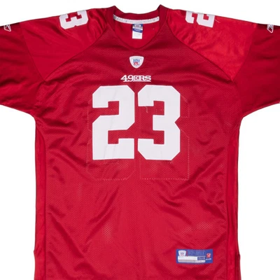 VINTAGE NFL SAN FRANCISCO 49ERS MAYS #23 REEBOK JERSEY SIZE 54 - Image 1 of 4