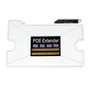 POE Extender 1 T0 2 Port 10/100M Multilevel IP POE Extender 300 Meter Cat5/8509 - Afbeelding 1 van 9