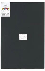 Cousin Foam Sheet 12x18” 3mm-Black - Picture 1 of 1