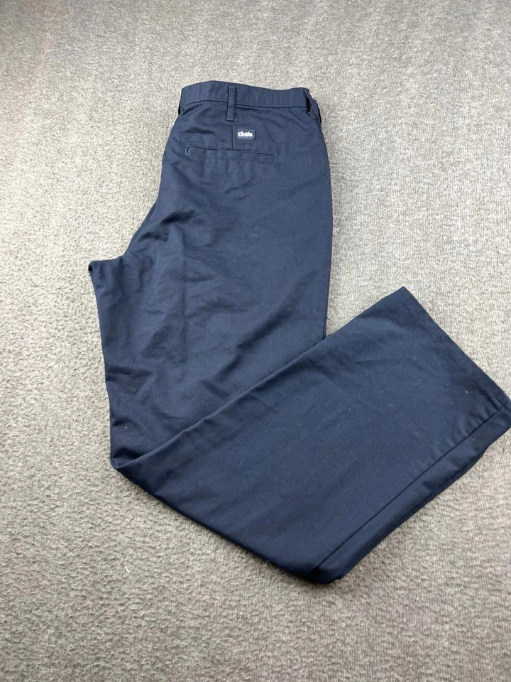 Pantalones informales Cintas para mujer azul marino talla 16 RG Foto 1 de 4
